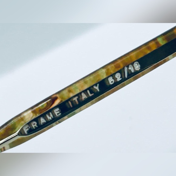 Vintage Fine Line Brown Oval Sunglasses Frames Only - Picture 8 of 8